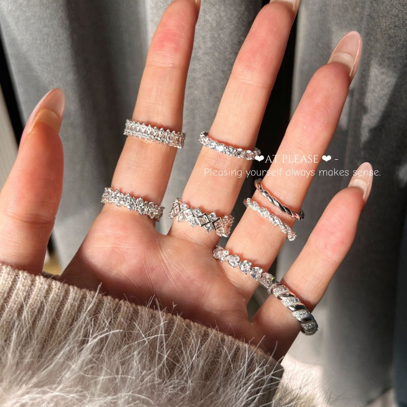 Wedding rings 925 CZ