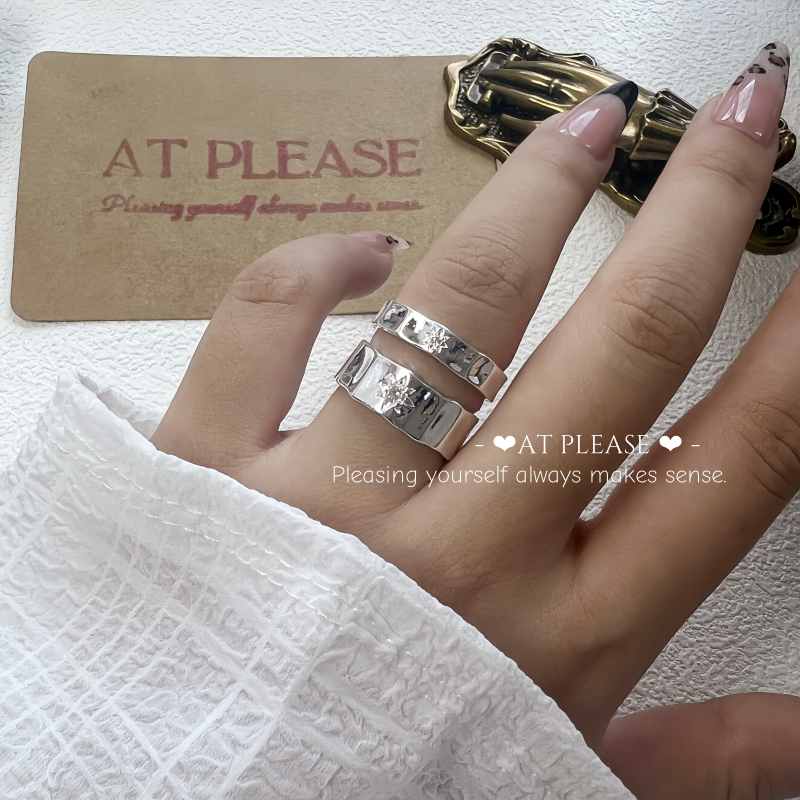 Oktagramm-Ring – Asiatisch inspiriertes Paar-Set