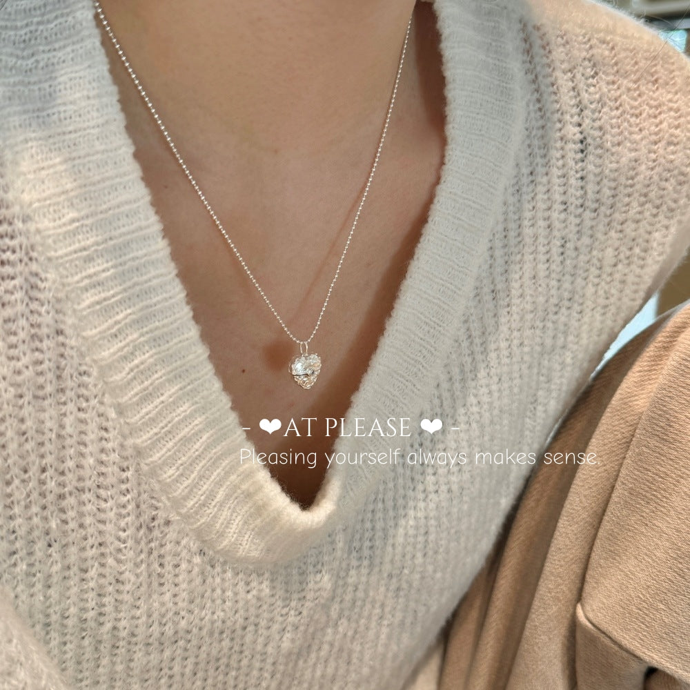 Heart Gift Box Pendant with 5A Zircon inside Necklace| S925 Sterling Silver Luxury Jewelry