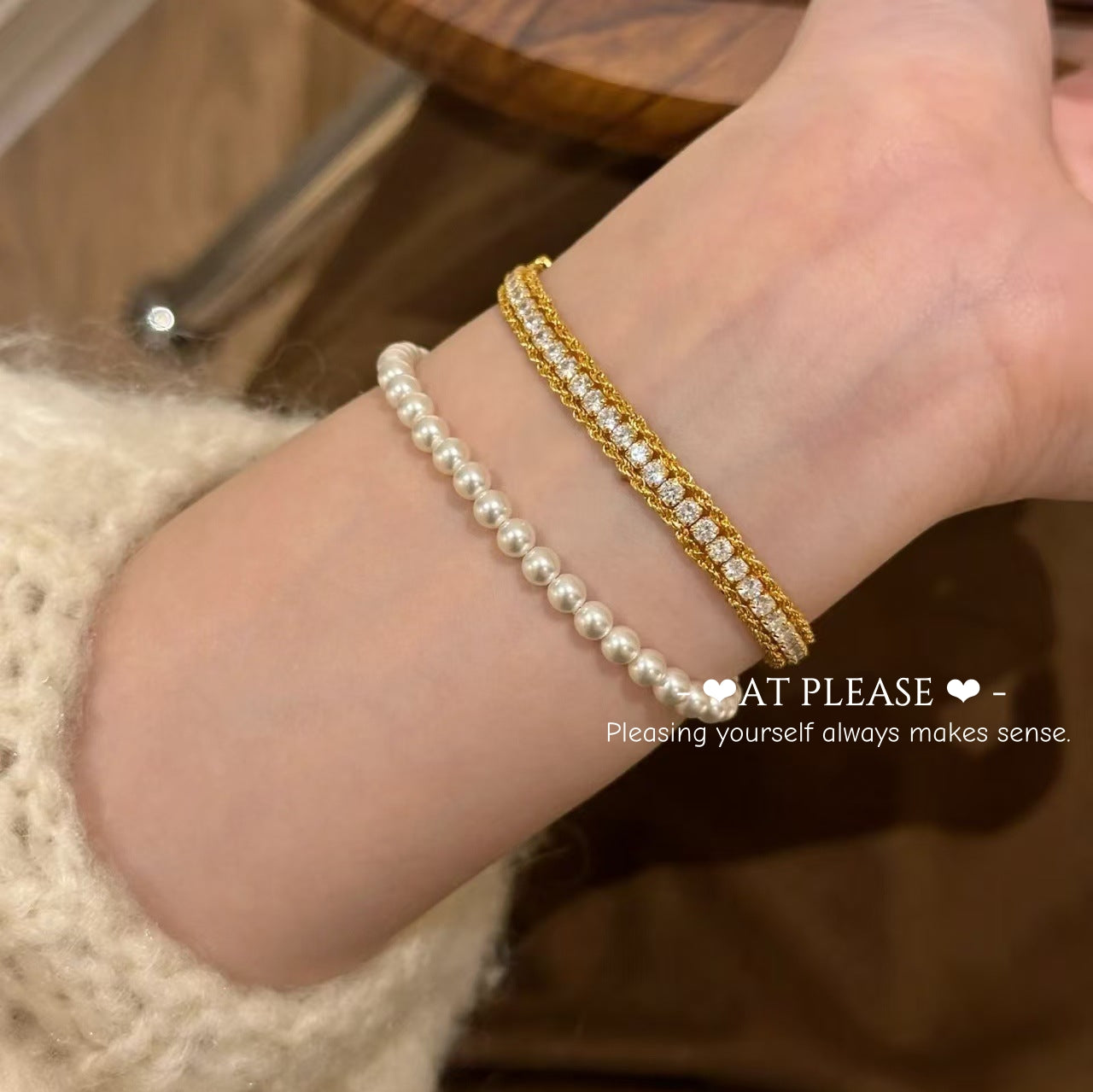 Sparkling Twisted Lace Full ZC Bracelet | Vintage-Inspired Design
