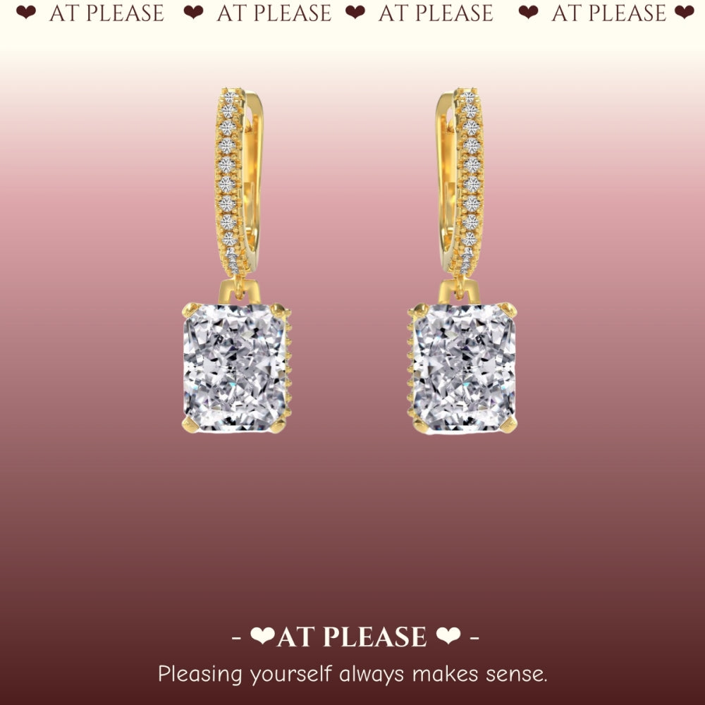 S925 Sterling Silver 8A Zircon Stud Earrings - Luxury Jewelry - Wedding Jewelry