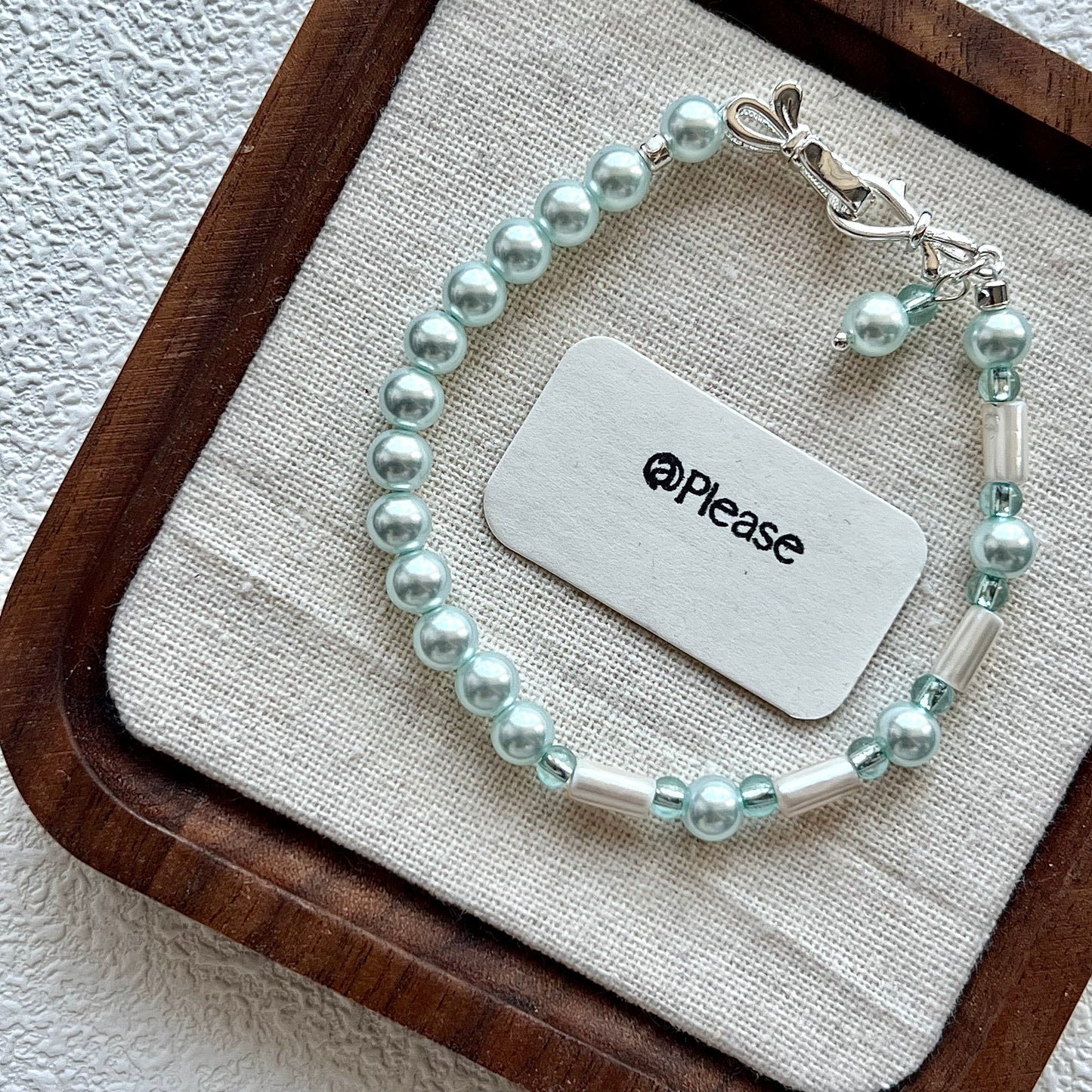 Swarovski-inspired pearls + seashell beads bracelet|minimalist essentials jewelry
