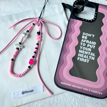 PINK VOLUME Phone Charm