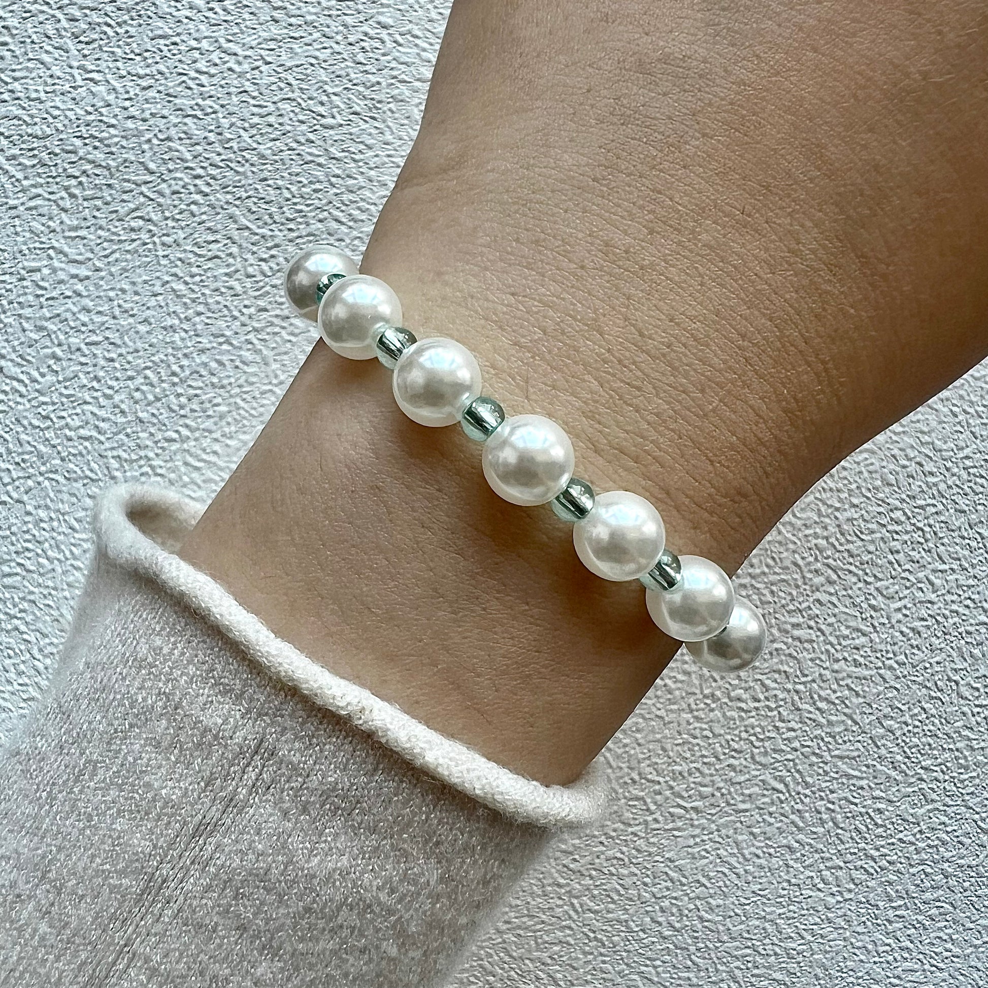  stretchy pearl bracelet|student beaded bracelet