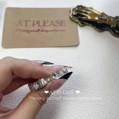 Oktagramm-Ring – Asiatisch inspiriertes Paar-Set