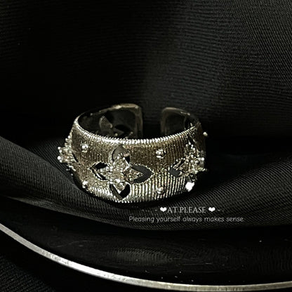 Exquisite Buccellati-Style Floral Ring – Vintage Openwork Jewelry | Baroque Revival