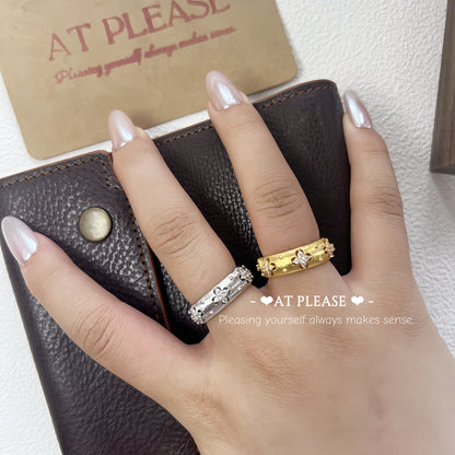 Exquisite Buccellati-Style Floral Ring – Vintage Openwork Jewelry | Baroque Revival