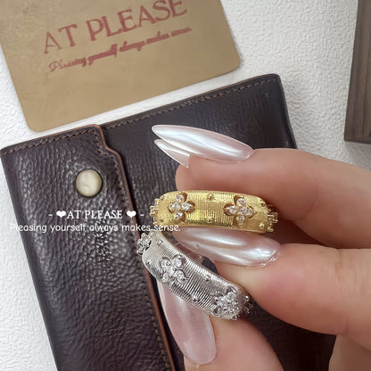 Exquisite Buccellati-Style Floral Ring – Vintage Openwork Jewelry | Baroque Revival