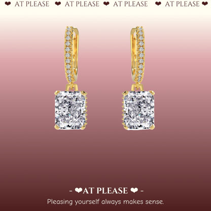 S925 Sterling Silver 8A Zircon Stud Earrings - Luxury Jewelry - Wedding Jewelry