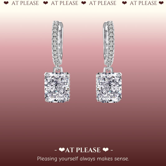 S925 Sterling Silver 8A Zircon Stud Earrings - Luxury Jewelry - Wedding Jewelry