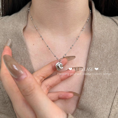 S925 Sterling Silver Alphabet Necklace – Dainty Initial Pendant Collarbone Chain for Women, Minimalist Daily Jewelry