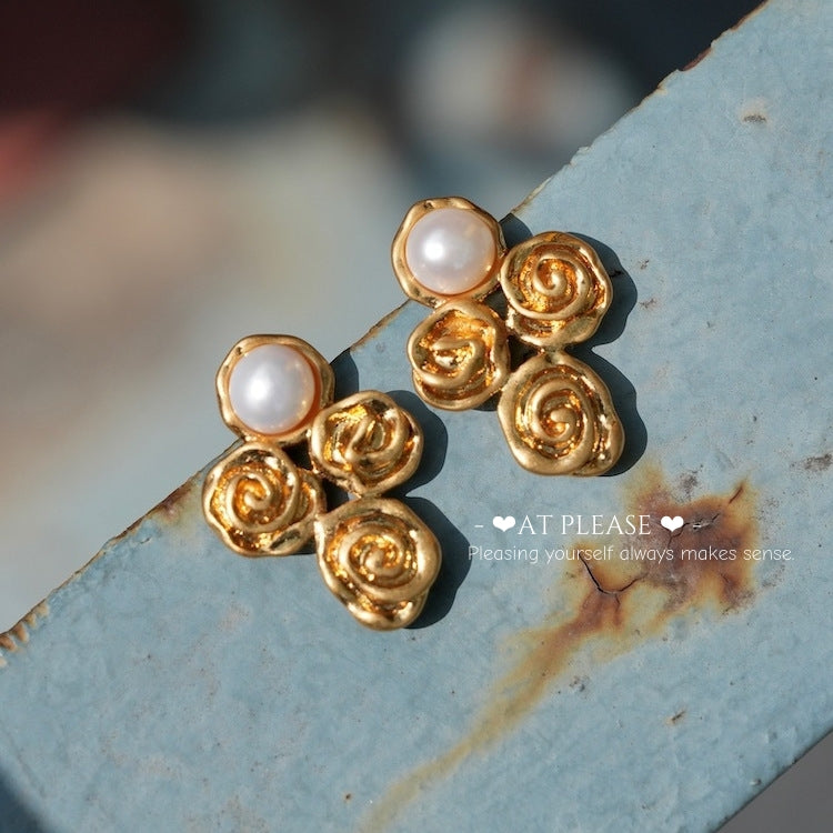 Ins Minimalist Style Pearl Earrings - S925 Pin -Simple and Elegant Design