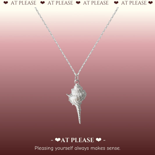 Seaside Serenity Necklace - S925 Sterling Silver Conch Shell Pendant Bohemian Beach Jewelry