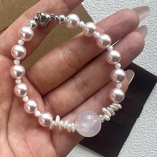 natural freshwater pearl for emotional healing bracelet