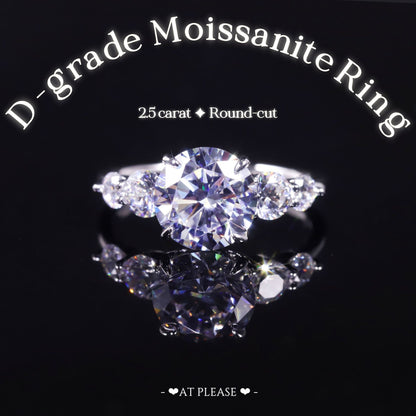 S925  Moissanite Ring wedding jewelry