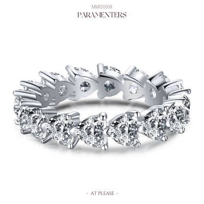 wedding heart shape ins ring