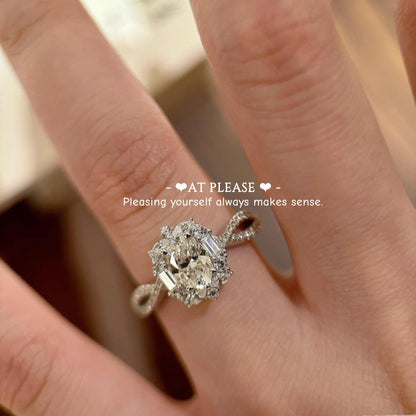 s925 zircon wedding ring 